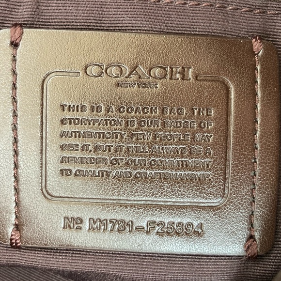 Coach Lexy Floral Pebble Leather Chain Shoulder Bag Purse Cream Flowers Large - Picture 8 of 12